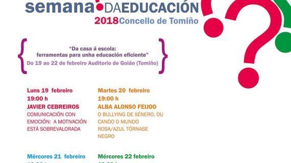 A III semana da educación de Tomiño encherá o auditorio de Goián