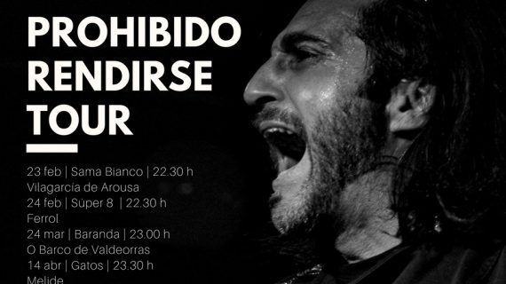 Maneiro llega el sábado 24 al Barco de Valdeorras con su ‘Prohibido rendirse tour’