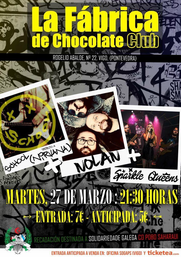 Concierto solidario con el pueblo Saharaui en la Fabrica de Chocolate en Vigo