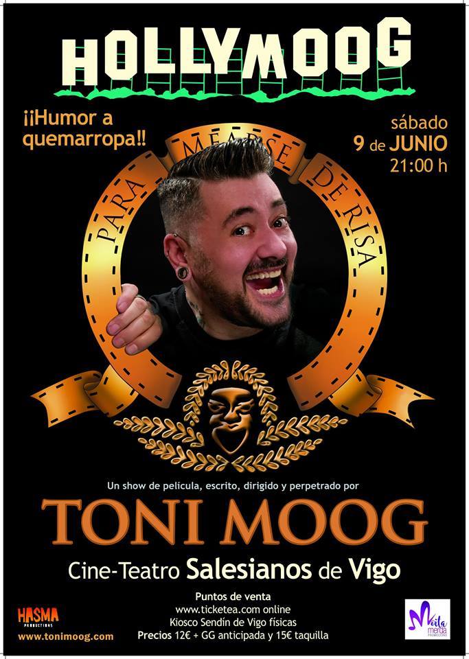 Espectaculo de TONI MOOG en Vigo Espectaculo de TONI MOOG en Vigo