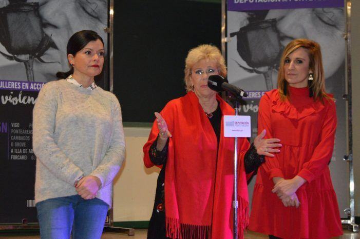 A acción de María Move trae ao Instituto mosense a iniciativa concienciadora #ViolenciaZero