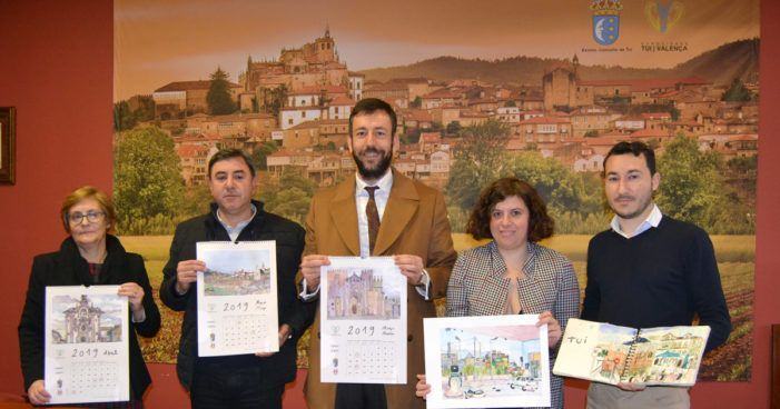 A Eurocidade Tui-Valença presenta o primeiro almanaque da súa historia