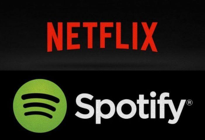 Netflix e Spotify, as plataformas de streaming mellor valoradas