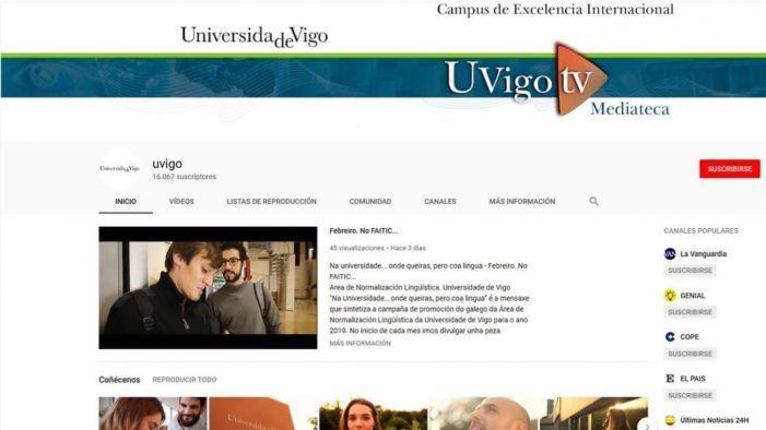 Vigo cóase no top das 200 universidades máis populares do mundo en YouTube