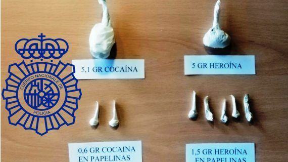 A Policía Nacional de Vigo desarticula unha organización dedicada ao tráfico de cocaína e heroína con base no Casco Vello
