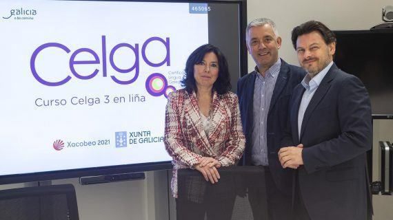 A Xunta presenta o curso Celga 3 en liña no marco do plan de formación en lingua galega