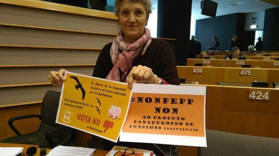 Lídia Senra vota contra o Produto Paneuropeo de Pensións Individuais: “É un insulto para a maioría social”