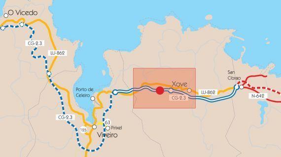 Licitan por 212.000 euros a recuperación do xacemento arqueolóxico de Lavandeiras (Xove) descuberto no transcurso das obras de construción da VAC Costa Norte