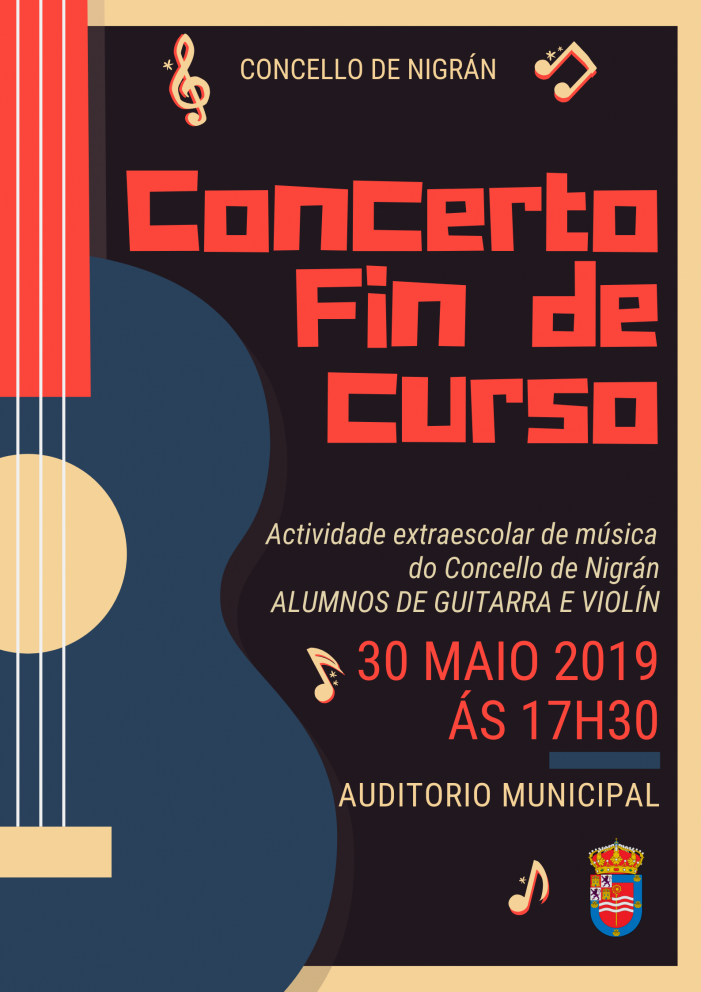 O Concello de Nigrán ofrece mañá o concerto de fin de curso da actividade municipal de música