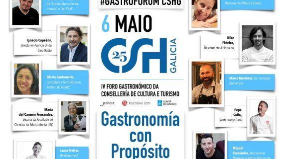 O IV Gastroforum do CSHG arranca o luns con relatorios e obradoiros ao redor da gastronomía sustentable