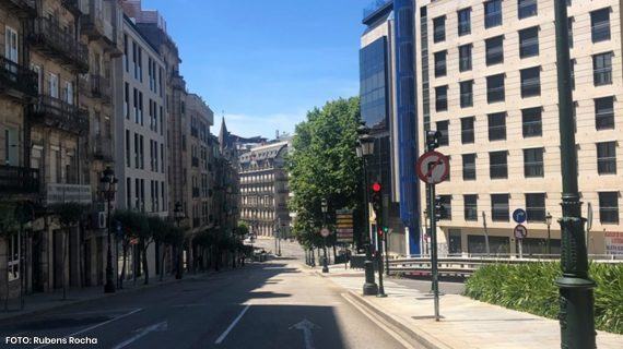 La Policía Local interviene en una discusión entre una pareja en la calle Alfonso XIII