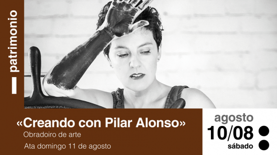 A destacada artista plástica Pilar Alonso imparte esta fin de semana un curso de debuxo botánico en Tomiño