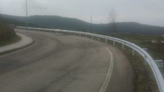 A Deputación de Pontevedra avanza na mellora da seguranza viaria na EP-2204 en Baiona