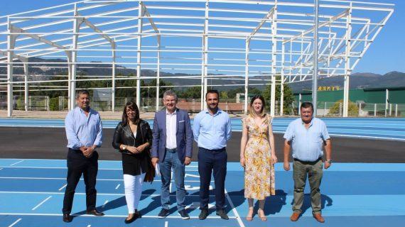 A Deputación ultima as obras das novas e modernas instalacións de atletismo no Porriño nas que inviste un millón de euros