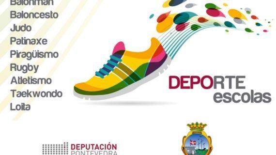 Apertura do prazo de inscrición das Deporte Escolas 2019-2020 da Deputación de Pontevedra