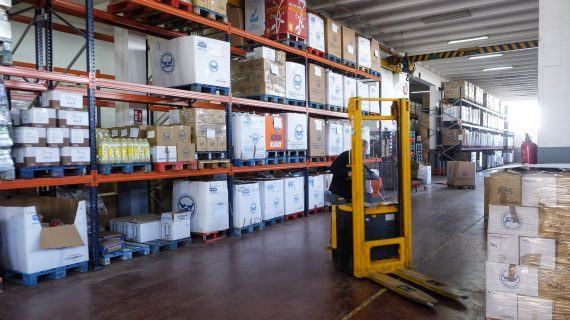 O Banco de Alimentos reparte preto de 1,1 millóns de quilos de comida durante o primeiro semestre de 2019