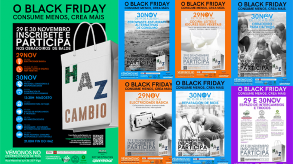 Greenpeace organiza en Vigo unhas xornadas alternativas ao ‘Black Friday’