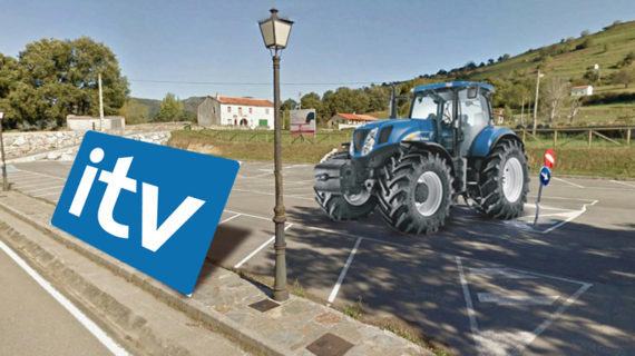 Unidade Móbil de inspección técnica de agrícolas na Guarda en febreiro
