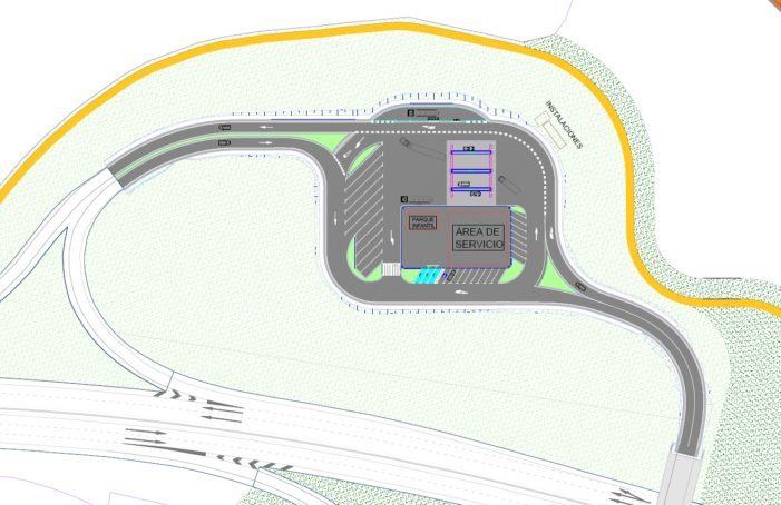 A Xunta somete a información publica o anteproxecto de instalación dunha área de servizo na autovía AG-53, no tramo entre o Alto de Santo Domingo e a Autovía das Rías Baixas