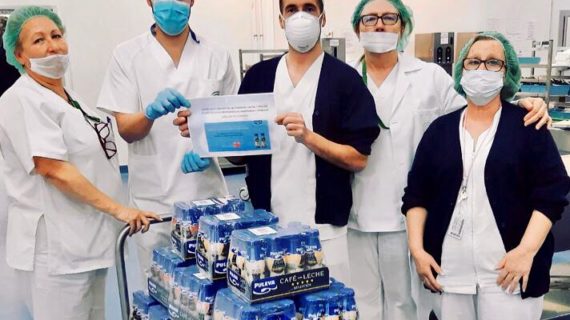 Puleva repartirá cafés con leche en más de cien hospitales