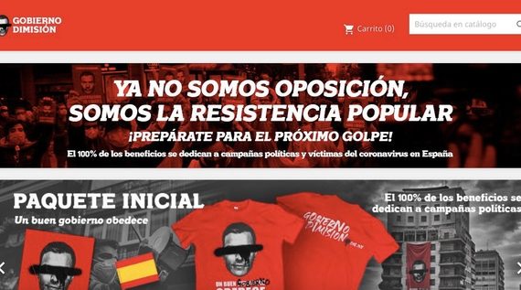 La web ‘Gobierno Dimisión’ no ha borrado los datos bancarios de usuarios a 6 días de la alerta de FACUA