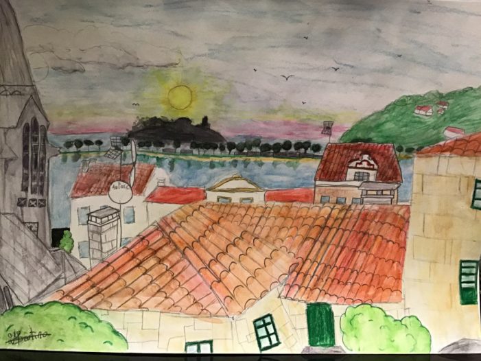 Positivismo, alegría e cor marcan os debuxos das nenas e nenos da provincia no concurso “O que ves desde a túa xanela”