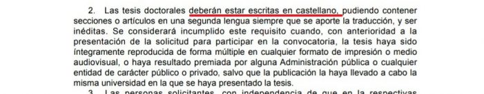 O Ministerio de Igualdade discrimina o galego nos seus premios ás mellores teses doutorais sobre violencia contra as mulleres