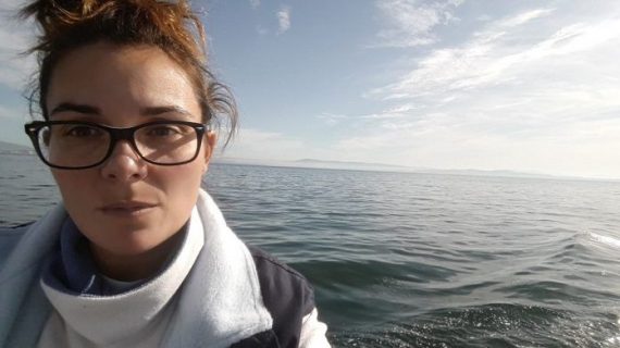 Tania Ballesteros Otero en el programa sobre protección del medioambiente y los océanos promovido por Afundación