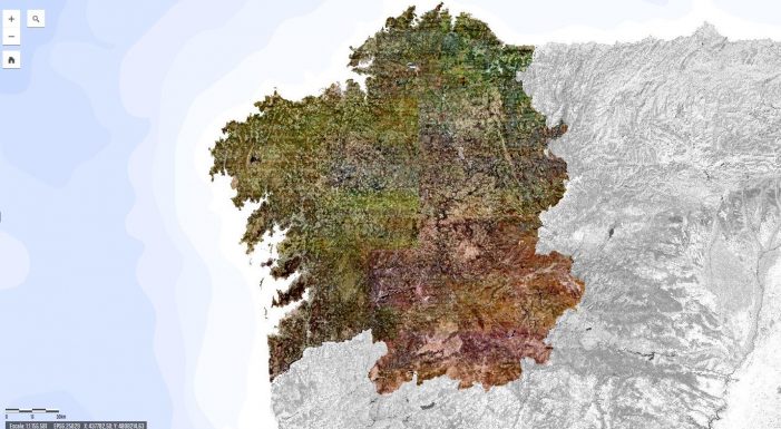 Medio Ambiente actualiza a base topográfica de Galicia ao incorporar a totalidade da rede hidrográfica e revisar máis de 1,5 millóns de edificacións
