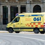 Unha colisión entre un turismo e unha furgoneta provoca dificultades na circulación na AG-56 en Santiago