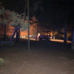 Alerta en Nigrán por un incendio na zona miradoiro e merendero de Monteferro