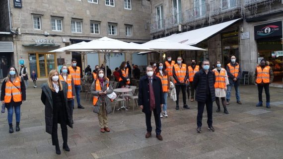 Os 15 asesores Covid do Concello de Vigo visitaron 672 establecementos e realizaron 250 visitas anónimas de control