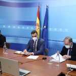 Sánchez se reúne con el Comité Estatal de Coordinación y Dirección del sistema nacional de Protección Civil
