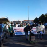 Novena semana de folga e mobilizacións por unha UCI de Adultos digna no Hospital Clínico