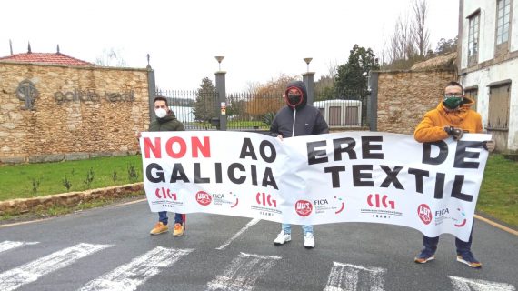 O comité de Galicia Téxtil pide a intervención da Xunta e que revise a concesión do salto de auga se a empresa mantén o ERE de extinción