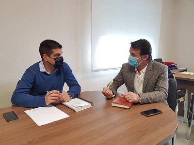 El delegado territorial de la Xunta en Ourense se reúne con el alcalde de Verea