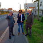 La Xunta licita por 1,1 M€ la construcción de una senda peatonal en la PO-549 en el lugar de Corón, en Vilanova de Arousa