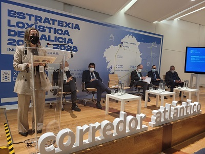 La Xunta marca el objetivo de duplicar el transporte de mercancías por ferrocarril en el año 2030 gracias a la incorporación de Galicia al Corredor Atlántico