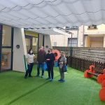 La Xunta financia la instalación de toldos eléctricos en la escuela infantil de Arcade, en el ayuntamiento de Soutomaior