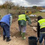 La Xunta y el ayuntamiento de Sober inician una nueva campaña arqueológica en el 'hórreum' romano del yacimiento de Proendos