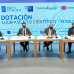 La Xunta inyecta cerca de 7 M€ en las tres universidades públicas gallegas para la adquisición de equipación científica-técnico