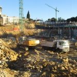 La Xunta finaliza la fase principal de excavación del nuevo hospital público Gran Montecelo, en Pontevedra, con un sistema pionero sin voladuras ni vibraciones
