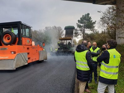 La Xunta destina 134.000 euros a las obras de refuerzo del firme de la carretera LU-933 en A Pobra de Brollón