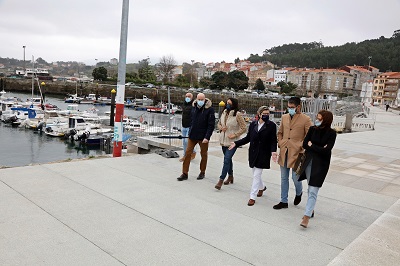 La Xunta ultima los trabajos de remodelación integral del bordo portuario de Porto do Son con una inversión de 4 millones de euros