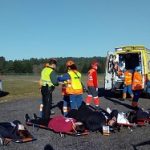 La Xunta participa en un simulacro de accidente aéreo en el aeropuerto de Peinador