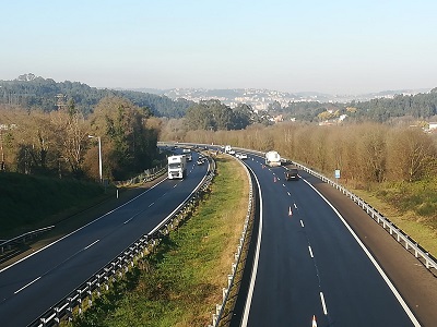 La Xunta ejecuta los trabajos de reconocimiento geotécnico en el entorno del futuro enlace de conexión de la Vía Ártabra con la autopista AP-9