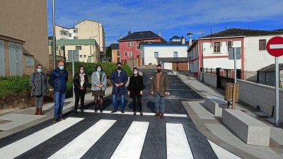 La Xunta colaboró en la mejora de la calle Cotarelo en el Ayuntamiento de Trabada con una ayuda de casi 70.000 euros