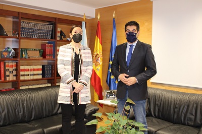 Gabriel Alén se reúne con la gerente de Galicia Calidade