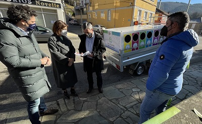 La Xunta apoya la ampliación del servicio de la recogida de residuos urbanos de As Nogais, con una ayuda de casi 70.000 euros para la adquisición de un punto verde móvil