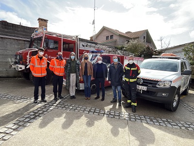 La Xunta colabora con el ayuntamiento de Cangas en la adquisición de un vehículo contra incendios y salvamento